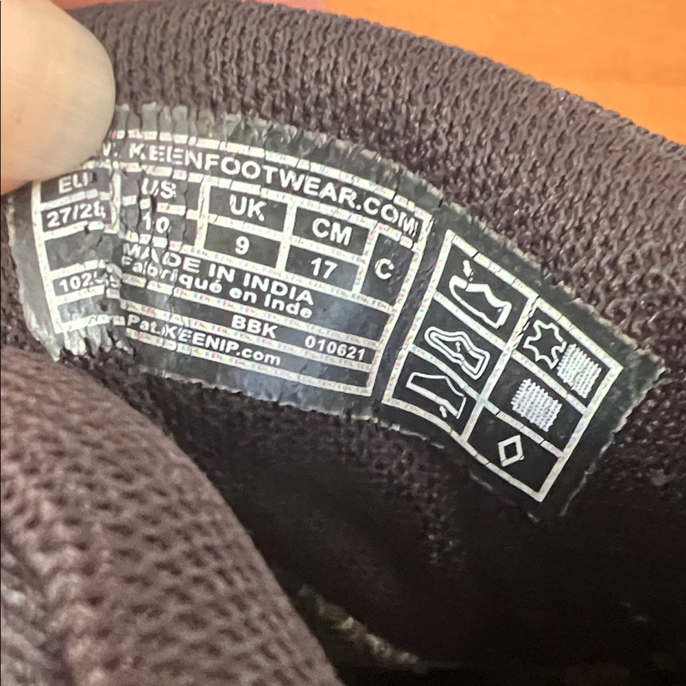 Keen Ridge Flex Waterproof Hiking Boot Kids' Tan and Black Size 10 - Picture 11 of 12